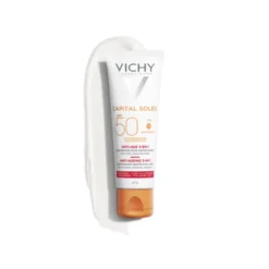 Vichy Ideal Soleil, krem przeciwstarzeniowy do twarzy SPF 50, 50 ml