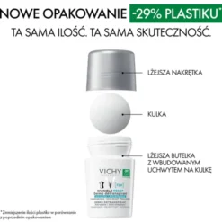 Vichy Invisible Resist 72h. Antyperspirant roll-on przeciw śladom, 50 ml