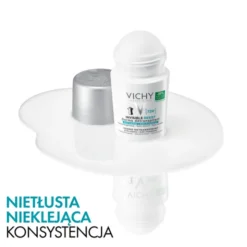 Vichy Invisible Resist 72h. Antyperspirant roll-on przeciw śladom, 50 ml