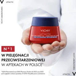 Vichy Liftactiv B3, krem przeciw przebarwieniom z retinolem, na noc, 50 ml