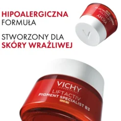 Vichy Liftactiv B3, krem redukujący przebarwienia, SPF 50, 50 ml