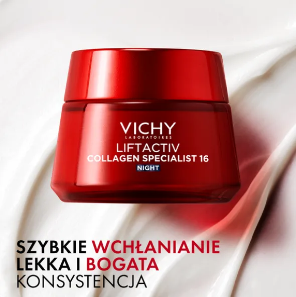 Vichy Liftactiv Collagen Specialist 16, krem na noc, 50 ml