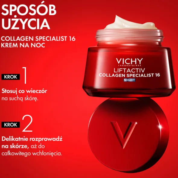 Vichy Liftactiv Collagen Specialist 16, krem na noc, 50 ml