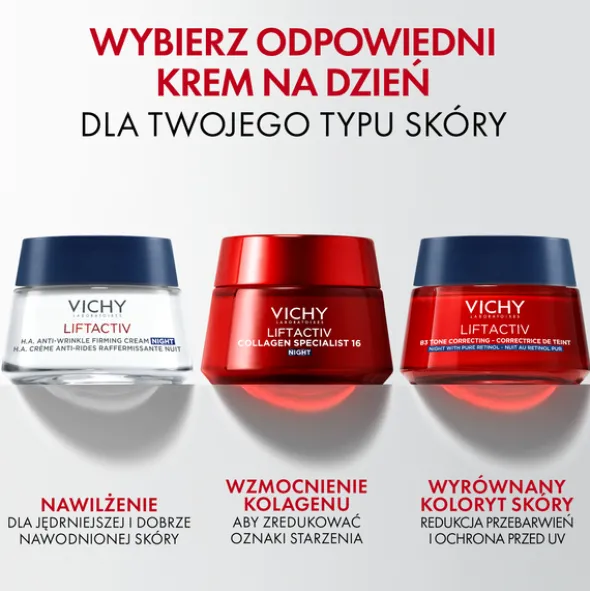 Vichy Liftactiv Collagen Specialist 16, krem na noc, 50 ml