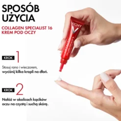 Vichy Liftactiv Collagen Specialist, krem pod oczy, 15 ml