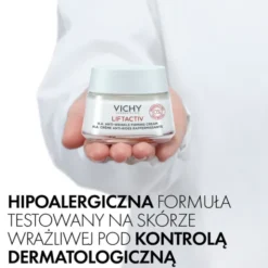 Vichy Liftactiv H.A., przeciwzmarszczkowy krem ujędrniający z kwasem hialuronowym, bezzapachowy, 50 ml
