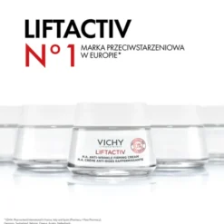 Vichy Liftactiv H.A., przeciwzmarszczkowy krem ujędrniający z kwasem hialuronowym, bezzapachowy, 50 ml