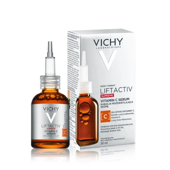 Vichy Liftactiv Supreme Vitamin C, serum rozświetlające, 20 ml
