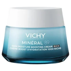Vichy Mineral 89, krem nawilżająco-odbudowujący 100h bogaty, 50 ml