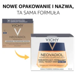 Vichy Neovadiol Kompleks Uzupełniający, odbudowujący i modelujący owal twarzy krem na noc, 50 ml