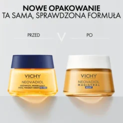 Vichy Neovadiol Magistral, odżywczy i modelujący owal twarzy krem na noc, 50 ml
