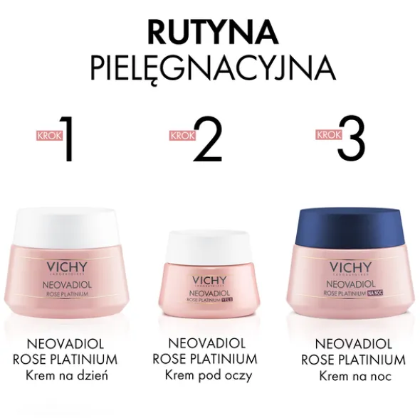 Vichy Neovadiol Rose Platinium, krem wzmacniająco-rewitalizujący na dzień, 50 ml