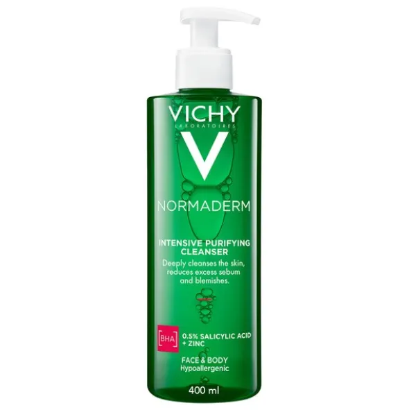 Vichy Normaderm Phytosolution, żel głęboko oczyszczający, 400 ml