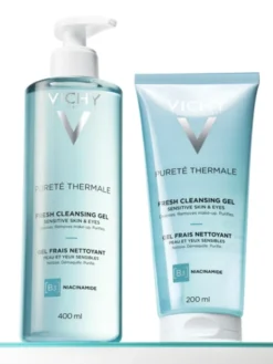 Vichy Purete Thermale, żel odświeżający do mycia twarzy, 200 ml