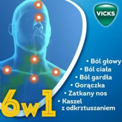 Vicks AntiGrip Complex, proszek do sporządzania roztworu doustnego, 10 saszetek