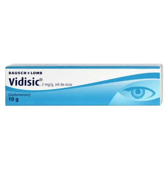 Vidisic, żel do oczu, 2 mg/g, 10 g