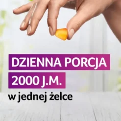 Vigantoletten Max, żelki o smaku cytrynowym, 60 szt.
