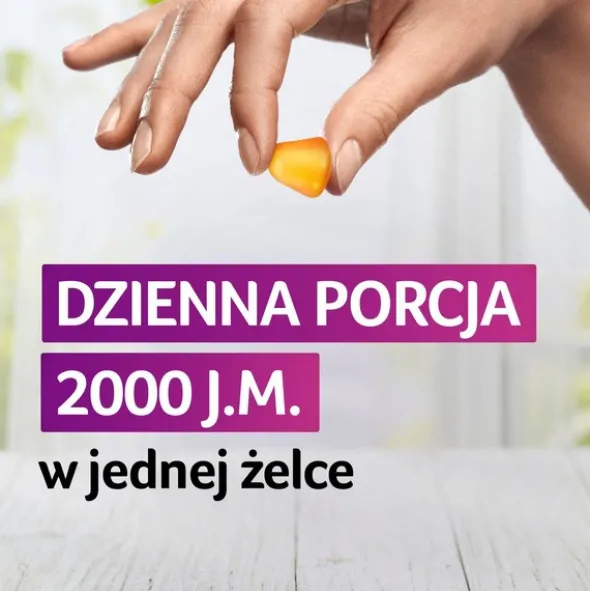 Vigantoletten Max, żelki o smaku cytrynowym, 60 szt.