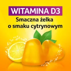 Vigantoletten Max, żelki o smaku cytrynowym, 60 szt.