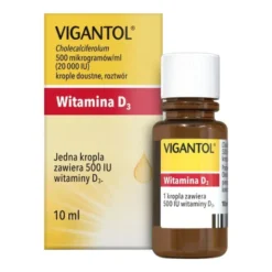 Vigantol, krople doustne, (20.000 j.m./ml), 10 ml
