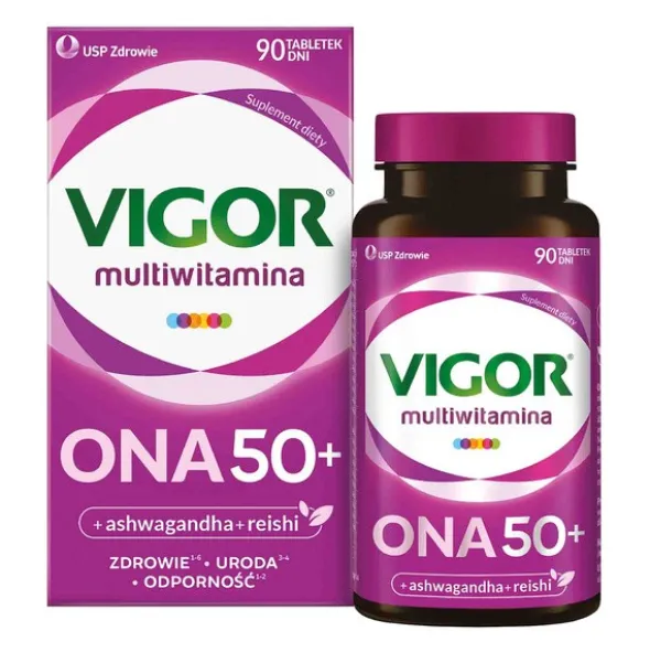 Vigor Multiwitamina ONA 50+, tabletki, 90 szt.