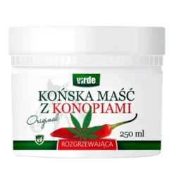 Virde, końska maść rozgrzewająca z konopiami, 250 ml