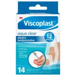 Viscoplast Aqua Clear, wodoszczelne plastry, 14 szt.
