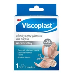 Viscoplast, elastyczny plaster do cięcia, uniwersalny, 1 m x 6 cm, 1 szt.
