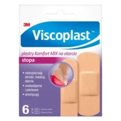 Viscoplast Komfort Mix na otarcia, plastry na stopę, 72 mm x 25 mm, 6 szt.