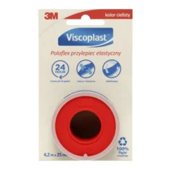 Viscoplast Poloflex, tkaninowy przylepiec elastyczny, 4,2 m x 25 mm, 1 rolka