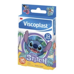 Viscoplast Stitch, dekorowane plastry dla dzieci, 72 mm x 25 mm, 10 szt.