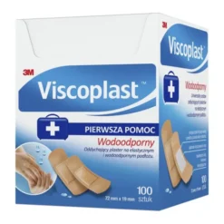 Viscoplast Wodoodporny, plastry, 72 mm x 19 mm, 100 szt.