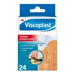 Viscoplast Zestaw Uniwersalny, komplet plastrów, 24 szt.