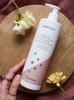 Vis Plantis Dermo+Atopy Skin, emulsja do mycia ciała i włosów do skóry suchej i atopowej, 400 ml