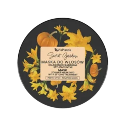 Vis Plantis, maska do włosów osłabionych zabiegami stylizacyjnymi, pestki dyni, pszenica i owies, 300 ml