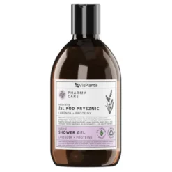 Vis Plantis Pharma Care, żel pod prysznic, lawenda + proteiny, 500 ml
