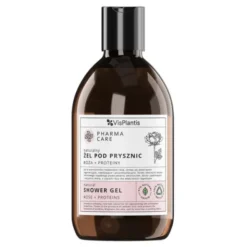 Vis Plantis Pharma Care, naturalny żel pod prysznic, róża + proteiny, 500 ml