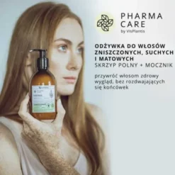 Vis Plantis Pharma Care, odżywka do włosów zniszczonych, skrzyp i mocznik, 300 ml