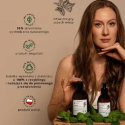 Vis Plantis Pharma Care, odżywka do włosów przetłuszczających się, mięta i cynk, 300 ml