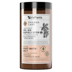 Vis Plantis Pharma Care, sól do kąpieli stóp, kasztanowiec+borowina, 560 g
