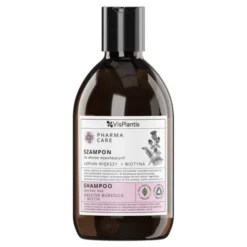 Vis Plantis Pharma Care, szampon do włosów wypadających, łopian + biotyna, 500 ml