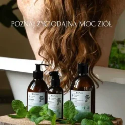 Vis Plantis Pharma Care, szampon do włosów przetłuszczających się, mięta + cynk, 500 ml