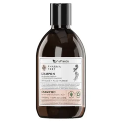 Vis Plantis Pharma Care, szampon do włosów cienkich, żeńszeń i niacynamid, 500 ml
