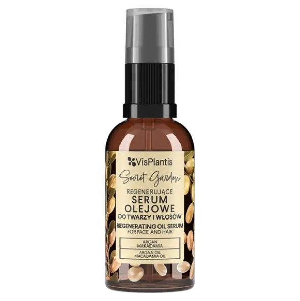 Vis Plantis, regenerujące serum olejowe do twarzy i włosów, 30 ml