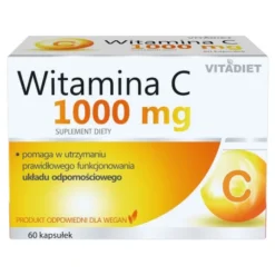 VitaDiet Witamina C 1000 mg, kapsułki twarde, 60 szt.