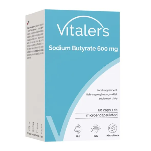Vitalers Maślan sodu 600 mg, kapsułki, 60 szt.
