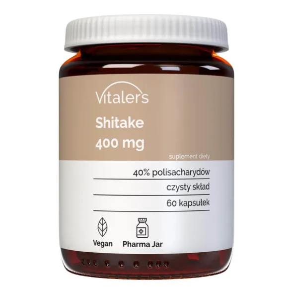 Vitalers Shiitake 400 mg, kapsułki, 60 szt.