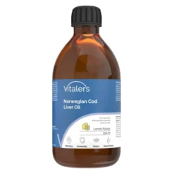 Vitalers Tran norweski, płyn, smak cytrynowy, 250 ml
