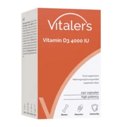 Vitalers Witamina D3 4000 IU, kapsułki, 240 szt.