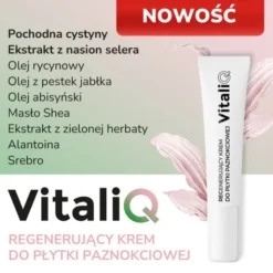Vitaliq, krem regenerujący do płytki paznokciowej, 15 ml